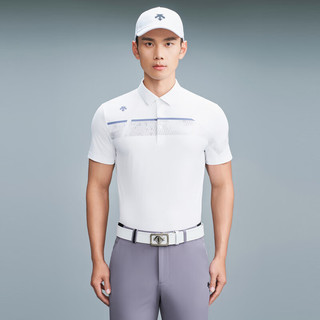 DESCENTEGOLF 迪桑特高尔夫FIELD系列男士短袖POLO衫夏季 WT-WHITE L (175/96A)