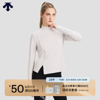 DESCENTE迪桑特WOMEN’S STUDIO系列女士长袖针织衫春季 LG-LIGHT GRAY L (170/88A)