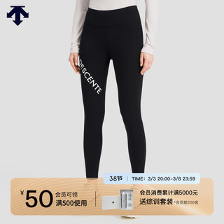 DESCENTE迪桑特WOMEN’S STUDIO系列女士紧身裤春季 BK-BLACK XL(175/74A)