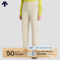 DESCENTE迪桑特DUALIS系列都市通勤女士梭织运动长裤春季 LK-LIGHT KHAKI XL(175/74A)