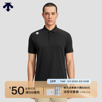 DESCENTE迪桑特综训训练系列运动男士短袖POLO衫夏季 IB-INK BLACK 3XL (190/108A)