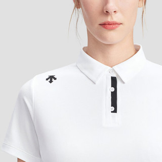 DESCENTE迪桑特WOMEN’S TRAINING系列女士短袖POLO衫夏季 WT-WHITE L (170/88A)