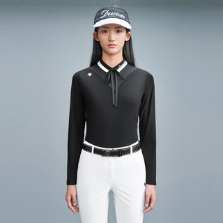 DESCENTEGOLF 迪桑特高尔夫 FIELD系列 女士长袖运动T恤衫 夏季 BK-BLACK M (165/84A)