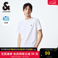 JACK&JONES 杰克琼斯 男女同款无忧搭冰氧酷T恤