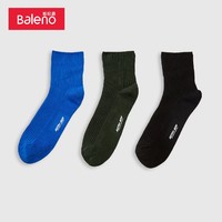Baleno 班尼路 阿童木印花男士中筒袜子时尚女生长袜舒适潮流