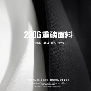 班尼路220g重磅长袖t恤男春秋休闲潮流打底衫潮牌港风宽松内搭 【纯棉】-中灰#MB自由灰 2XL【真纯棉 100%的棉】