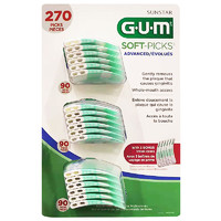 GUM Soft-Picks 牙缝刷清洁齿间刷牙线牙套牙签正畸牙线棒270支