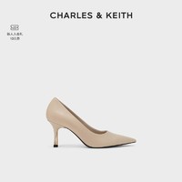 CHARLES & KEITH CHARLES&KEITH;简约风尖头通勤高跟单鞋女CK1-60280356
