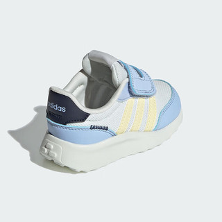 阿迪达斯（adidas）童鞋男女童宝宝鞋子24春季RUN 70s魔术贴休闲运动鞋 ID1156淡蓝 24码/7k/适合脚长14cm