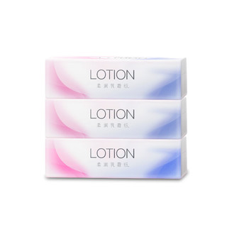 乳霜纸 保湿抽纸Lotion3层100抽*12包柔润婴儿纸巾面巾纸整箱