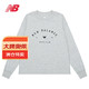  new balance NB卫衣秋季印花男款套头长袖上衣 女款 WT23558-AG M　