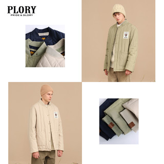 PLORY 秋冬棉服男款立领轻薄舒适棉衣休闲夹克外套男