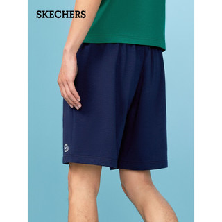 斯凯奇（Skechers）男子休闲短裤L224M077 海军蓝/00DU XXL