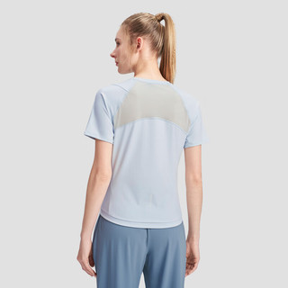 DESCENTE迪桑特WOMEN’S TRAINING系列女士短袖针织衫夏季 LB-LIGHT BLUE S (160/80A)