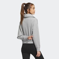 adidas 阿迪达斯 半拉链运动翻领套头衫女装春季adidas阿迪达斯官方三叶草IZ1514