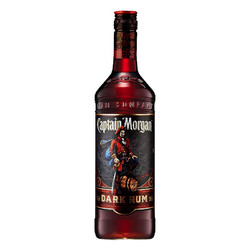 Captain Morgan 摩根船长 黑牙买加朗姆酒 摩根黑标黑朗姆洋酒 700mL 1瓶