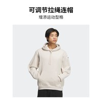 adidas 阿迪达斯 加绒提花拼接针织运动连帽卫衣男装adidas阿迪达斯官方轻运动