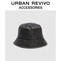 URBAN REVIVO 女士时尚时髦复古擦色渔夫帽UAWA30254
