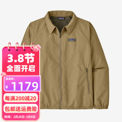 Patagonia 巴塔哥尼亚 男士Baggies Jkt 户外休闲春秋风衣夹克 巴塔哥尼亚28153 CSC经典茶色