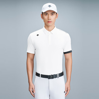 DESCENTEGOLF 迪桑特高尔夫FIELD系列男士短袖POLO衫春季 WT-WHITE 2XL (185/104A)