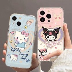 台纪 库洛米kitty姐妹手机壳适用iphone15promax硅胶14/13卡通12苹果11新款壳