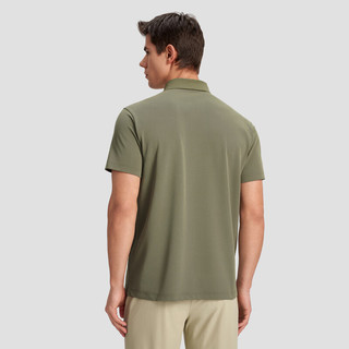 DESCENTE 迪桑特 综训训练系列运动健身男士短袖POLO衫夏季新品 KK-KHAKI XL (180/100A)