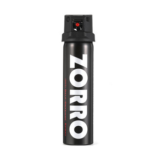 佐罗（ZORRO）防护喷胶防身雾剂 防狼雾剂 女性防卫防身迷你强光手电组合