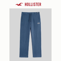 HOLLISTER24春夏松紧高腰直筒运动休闲裤 男 356547-1 海军蓝色 L (180/86A)