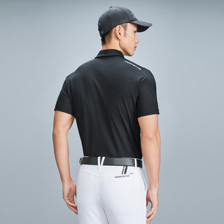 DESCENTEGOLF 迪桑特高尔夫FIELD系列男士短袖POLO衫24春季 BK-BLACK L (175/96A)
