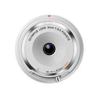 OLYMPUS 奥林巴斯 无反9mm f8鱼眼镜头BCL-0980 WHT