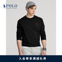 Polo Ralph Lauren 拉夫劳伦男装 经典版平纹针织长袖T恤RL13770 001-黑色 XL