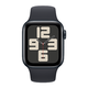 Apple 苹果 Watch SE；午夜色铝金属表壳；午夜色运动型表带