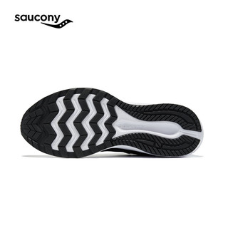 Saucony索康尼COHESION 凝聚17运动鞋男女减震透气慢跑鞋日常通勤跑步鞋 黑灰100 【男款】 42.5