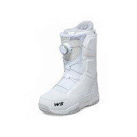 WS snowboardsWS单板滑雪鞋 单板滑雪BOA钢丝扣自动雪鞋 白色女款单板鞋子 很轻 2308滑雪鞋 43码