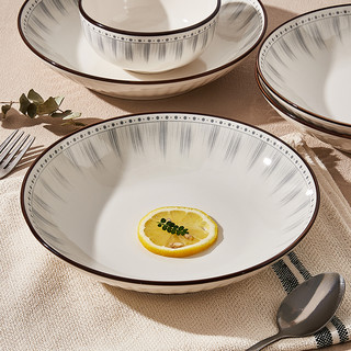 日式盘子菜盘家用陶瓷碗碟2024餐具高级感餐盘菜碟子深盘