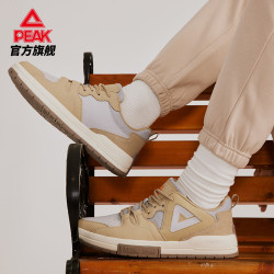 peak匹克大三角板鞋春秋新款男鞋情侣休闲鞋女士厚底增高运动鞋子女鞋