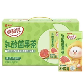 MENGNIU 蒙牛 酸酸乳乳酸菌果茶柚子绿茶味风味利乐包250g×24包