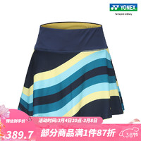 YONEX/尤尼克斯 26121EX 24SS大赛系列 澳网女款吸湿排汗运动短裙yy 海军靛蓝 XO