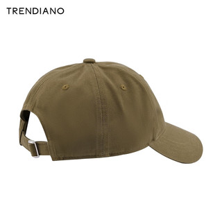 TRENDIANO立体字母鸭舌帽2024年春季新款潮流棒球帽休闲帽子男生 棕色 均码