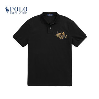 Polo Ralph Lauren 拉夫劳伦 男装 24春三匹小马Polo衫RL17701 001-Polo黑 XXL