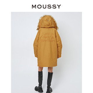 MOUSSY 春季N3B可拆卸连帽派克服外套女028FAW30-5220 020黑色 00002