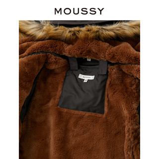 MOUSSY 春季N3B可拆卸连帽派克服外套女028FAW30-5220 150卡其色 00001