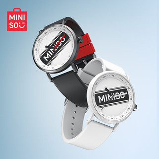 名创优品（MINISO）潮流新势力手表男女同款简约机械风防水石英表
