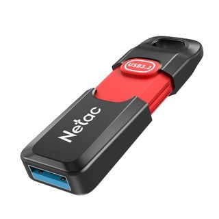 Netac朗科u盘usb3.0高速U盘128GB推拉式便携优盘64GB加密盘256GB