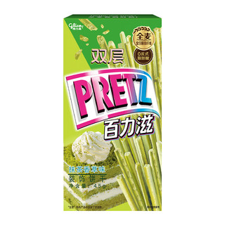 格力高（GLICO）百力滋抹茶巧克力味办公室休闲零食饼干小吃 【2盒】百力滋蓝莓芝士味*2