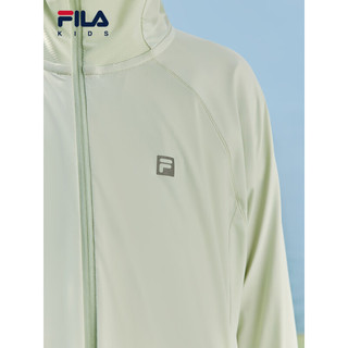 FILA【抗紫外线UPF50+】斐乐童装2024夏小童防晒服男女童外套 冰青绿-LG 130cm