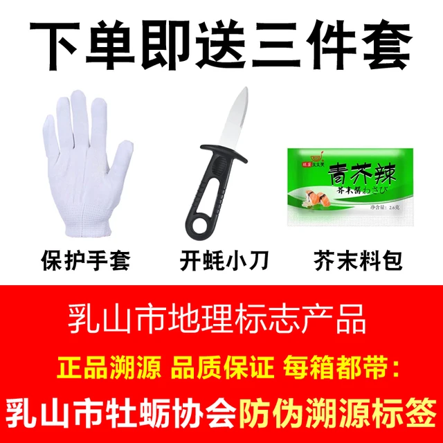 包活鲜活乳山生蚝新鲜牡蛎特大超大肉海蛎子5斤刺身即食贝类海鲜