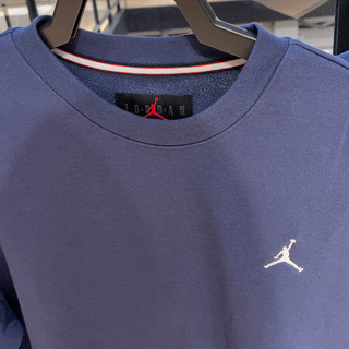 耐克（NIKE）卫衣男装2024春秋款JORDAN训练运动服外套圆领休闲套头衫 HF1118-410 M