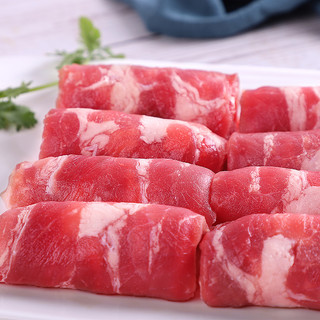 88VIP：牛世界 肥牛卷500g牛肉卷火锅烤肉烧烤食材肉卷