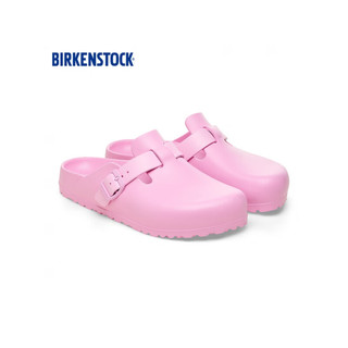BIRKENSTOCK包头拖鞋男女外穿时尚休闲拖鞋EVA Boston系列 粉色窄版1027403 38